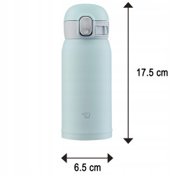 bek termiczny mały podróżny ZOJIRUSHI SM-WA36-HL 360 ml jasno szary