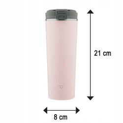 Kubek termiczny termos na kawę ZOJIRUSHI SX-KA40-PM 400 ml Różowy