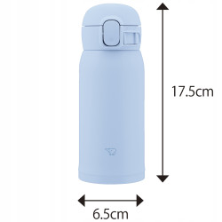 Kubek termiczny termos mały ZOJIRUSHI 360 ml Jasno-Niebieski