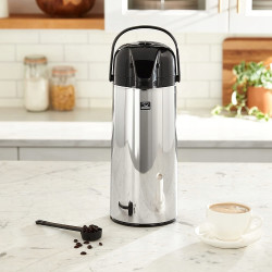 Termos Air-Pot szklany ZOJIRUSHI AAPE-25S-ST 2,45 L Srebrny