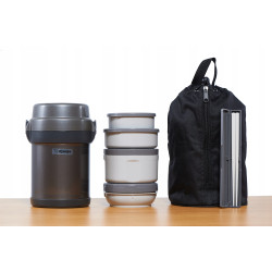 Termos obiadowy ZOJIRUSHI SL-JAF14-HG 1,23 l grafitowy