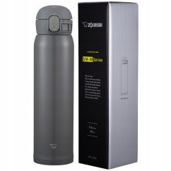 Duży kubek termiczny ZOJIRUSHI SM-WR60-HP 480 ml Szary JAPOŃSKI