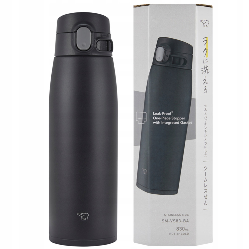 Japoński Kubek termiczny ZOJIRUSHI SM-VS83-BA 830 ml Czarny Japoński Kubek termiczny ZOJIRUSHI SM-VS83-BA 830 ml Czarny
