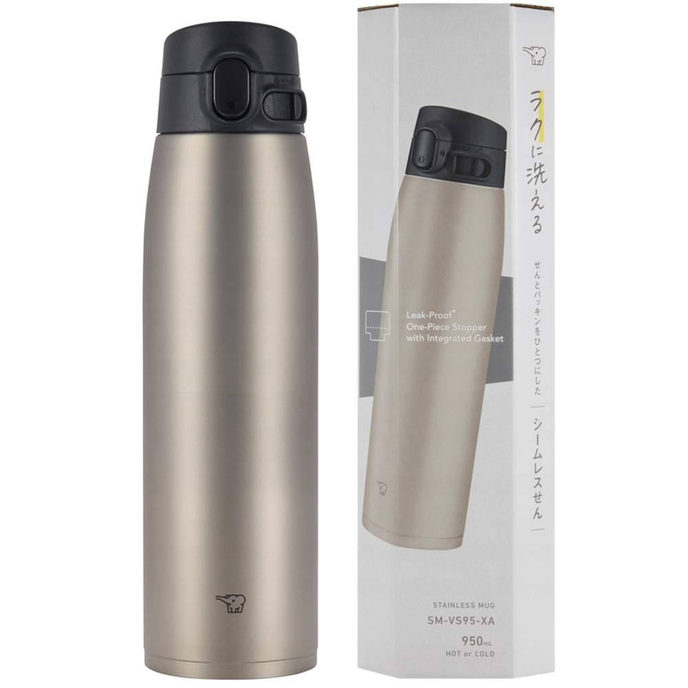 DUŻY Kubek termiczny na herbatę ZOJIRUSHI SM-VS95-XA 950 ml Stalowy DUŻY Kubek termiczny na herbatę ZOJIRUSHI SM-VS95-XA 950 ml Stalowy