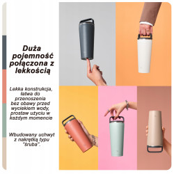 Kubek termiczny na kawę z rączką ZOJIRUSHI SX-LA72H-HM 720 ml Szary