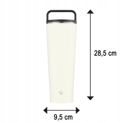 Kubek termiczny na herbatę z rączką ZOJIRUSHI SX-LA89H-WM 890 ml Biały