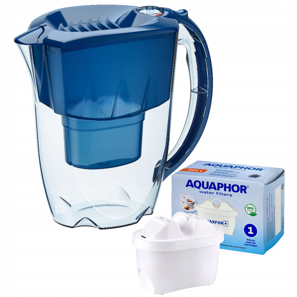 Dzbanek filtrujący Aquaphor Amethyst 2,8l granatowy z filtrem B25 maxfor Dzbanek filtrujący Aquaphor Amethyst 2,8l granatowy z filtrem B25 maxfor