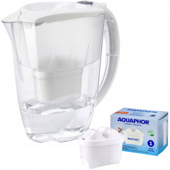 Dzbanek filtrujący Aquaphor Amethyst 2,8 l biały z filtrem maxfor B25