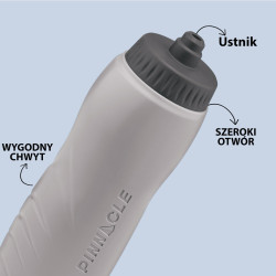 Bidon sportowy PINNACLE TPX9054 Szary 1L