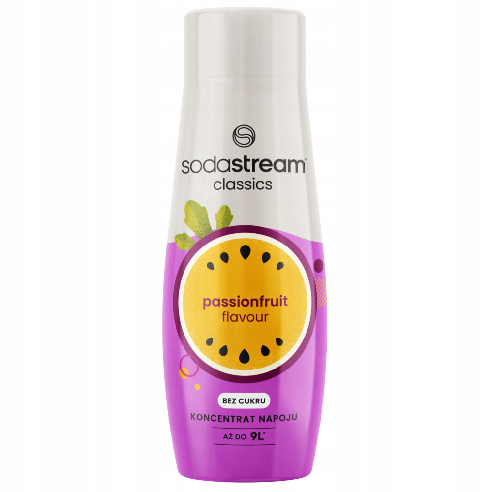 SODASTREAM koncentrat syrop sok zero Marakuja PassionFruit bez cukru 440ml SODASTREAM koncentrat syrop sok zero Marakuja PassionFruit bez cukru 440ml