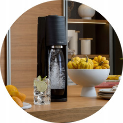 Saturator do wody SODASTREAM TERRA Czarny + 2x butelka