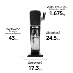 Saturator do wody SODASTREAM ART Czarny