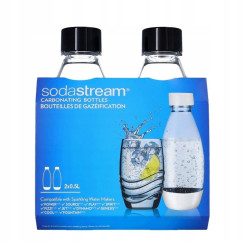 Zestaw 2x BUTELKA FUSE SodaStream 0,5L Czarna do Saturatora DWUPAK