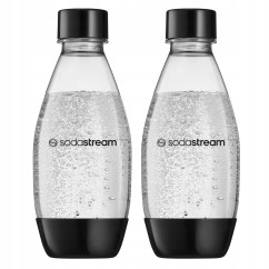 Zestaw 2x BUTELKA FUSE SodaStream 0,5L Czarna do Saturatora DWUPAK