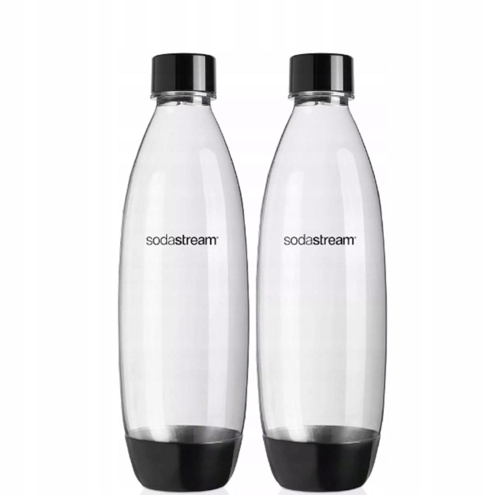 Butelka SodaStream FUSE do saturatorów Czarna 1 L 2 sztuki Butelka SodaStream FUSE do saturatorów Czarna 1 L 2 sztuki