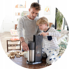 Saturator do wody SODASTREAM DUO Czarny + 2x butelka