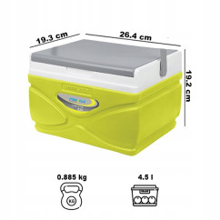 Lodówka turystyczna Pinnacle TPX 8002 4,5L zielona na wkłady chłodzące