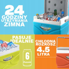 Lodówka turystyczna Pinnacle TPX 8002 4,5L zielona na wkłady chłodzące