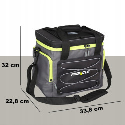 Przenośna torba termiczna lekka PINNACLE Pogba TPX-5506 18,5 L, szara