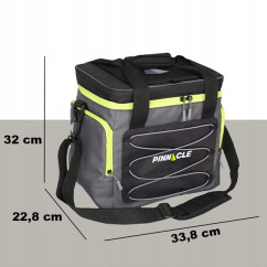 Przenośna torba termiczna lekka PINNACLE Pogba TPX-5506 18,5 L, szara