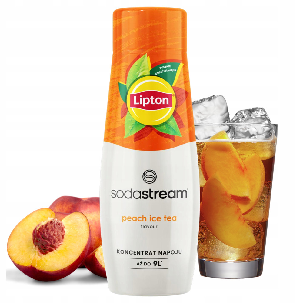 SodaStream Syrop Lipton Ice Tea Peach Herbata Brzoskwiniowa Koncentrat SodaStream Syrop Lipton Ice Tea Peach Herbata Brzoskwiniowa Koncentrat