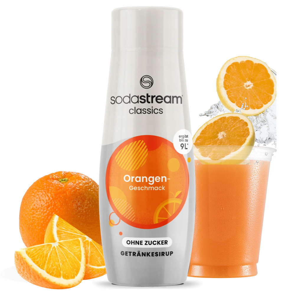 Syrop SodaStream Pomarańcza Bez Cukru 440 ml Syrop SodaStream Pomarańcza Bez Cukru 440 ml