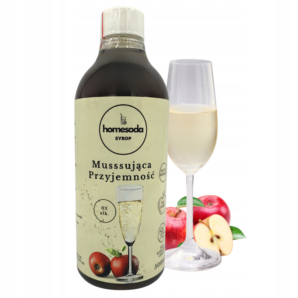 Syrop do Saturatora HomeSoda Musująca Przyjemność Wino Musujące Jabłkowe Syrop do Saturatora HomeSoda Musująca Przyjemność Wino Musujące Jabłkowe