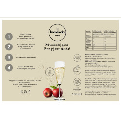 Syrop do Saturatora HomeSoda Musująca Przyjemność Wino Musujące