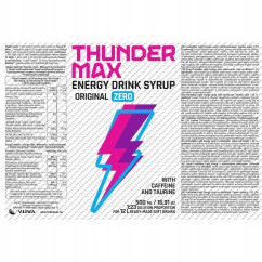 Syrop FruttaMax Energy Drink Light 500 ml Koncentrat do Wody z Saturatora