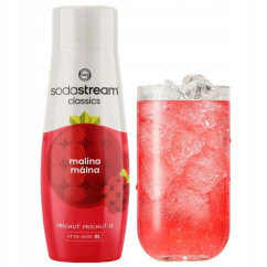 Syrop Koncentrat Do Wody SodaStream Malina, o smaku malinowym gaz saturator