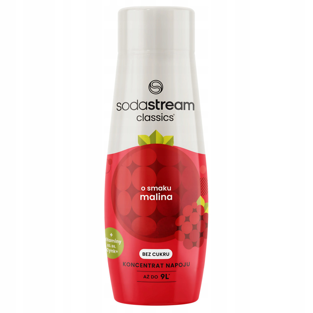 Syrop do Wody SodaStream Malina Bez Cukru Koncentrat Owocowy do Saturatora Syrop do Wody SodaStream Malina Bez Cukru Koncentrat Owocowy do Saturatora
