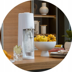 SodaStream TERRA saturator zestaw 2 butelki 1L + butelka 0.5l + butla CO2