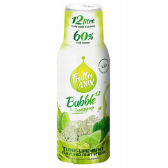 FruttaMax Syrop Limonka Limetka Mięta Kwiat Bzu 500 ml do Wody z Saturatora