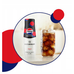 Syrop koncentrat do gazowania wody SodaStream Pepsi Cherry Zero Cukru 440ml