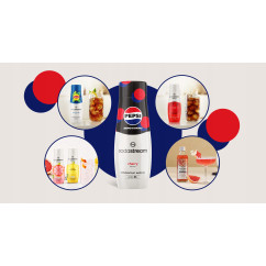 Syrop koncentrat do gazowania wody SodaStream Pepsi Cherry Zero Cukru 440ml