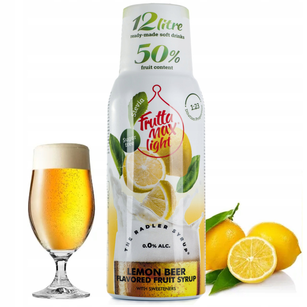 Koncentrat FruttaMax Radler Light, 500 ml Koncentrat FruttaMax Radler Light, 500 ml