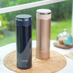 Kubek termiczny z sitkiem na herbatę ZOJIRUSHI 460ml złoty