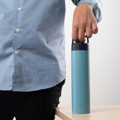 Duży Kubek termiczny Zojirushi na gorące napoje 750 ml Srebrny