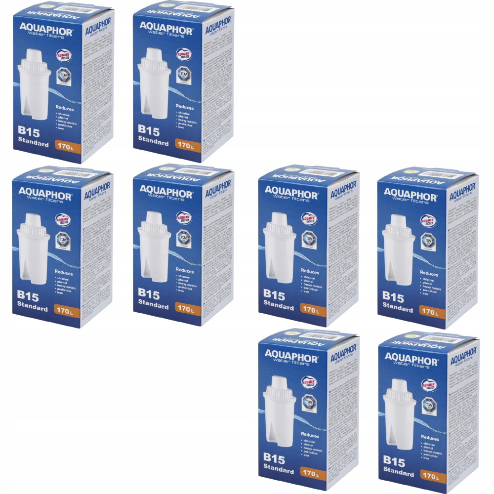 Wkład filtrujący Aquaphor B15 Standard 8 szt. Wkład filtrujący Aquaphor B15 Standard 8 szt.