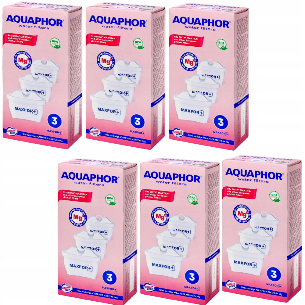 Wkład filtrujący Aquaphor Maxfor+ Mg 18 szt. Wkład filtrujący Aquaphor Maxfor+ Mg 18 szt.