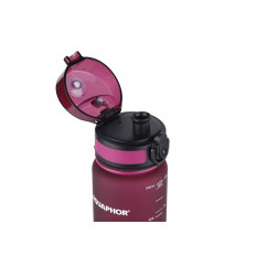 Butelka filtrująca Aquaphor City 500 ml + 5 filtrów, bordowa