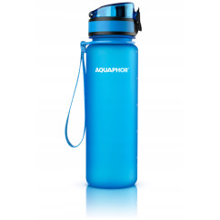 Butelka filtrująca Aquaphor City 500 ml + 3 filtry, niebieska
