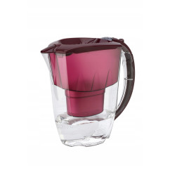 Dzbanek filtrujący Aquaphor Amethyst 2,8 l + 10 wkładów, wiśniowy