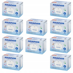 Dzbanek filtrujący Aquaphor Amethyst 2,8 l + 10 wkładów, wiśniowy