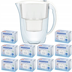 Dzbanek filtrujący Aquaphor Amethyst 2,8 l + 10 wkładów, biały
