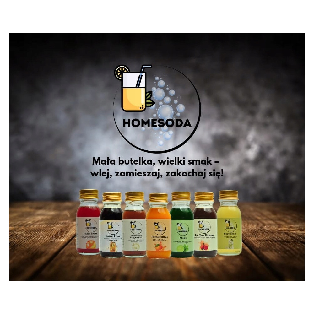 Koncentrat Ice Tea Kaktus do wody HomeSoda syrop 60ml - 1,5L prbka