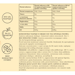 Koncentrat Ice Tea Kaktus do wody HomeSoda syrop 60ml - 1,5L próbka