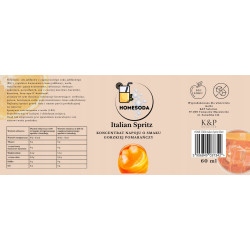 Koncentrat Italian Spritz do wody HomeSoda syrop 60ml - 1,5L próbka