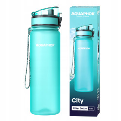 Butelka Filtrująca Aquaphor CITY 500ml Miętowa Bidon na Wodę Spacer