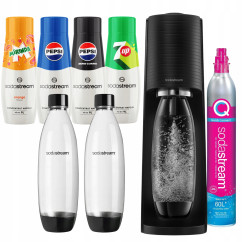 Saturator SODASTREAM TERRA 2 butelki 4x syrop 440 ml Pepsi, Pepsi Max, 7UP